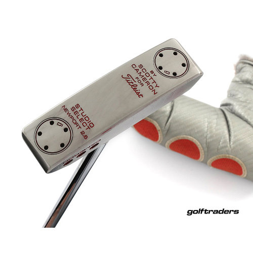 Titleist Scotty Cameron Studio Select Newport 2.6 CS Putter 34" Cover M5025