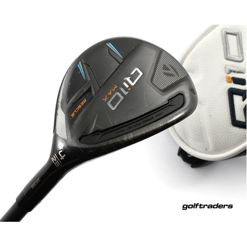 Taylormade Qi10 Max 4 Rescue Hybrid 23º Graphite Regular Cover New Grip M5049