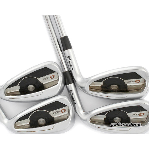 Ping G400 Green Dot Irons 7-PW Steel Regular Flex New Grips M5097