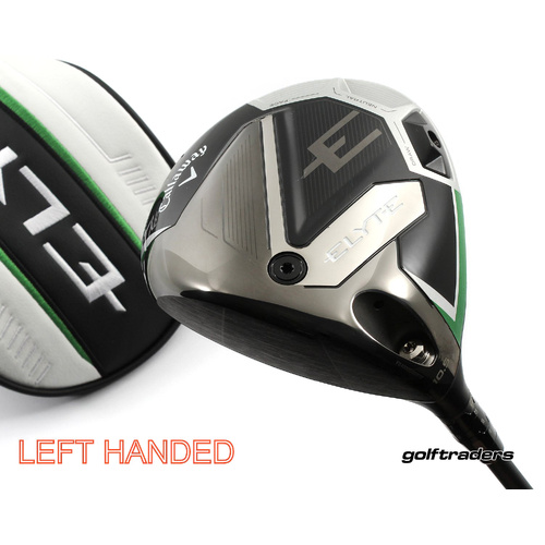 Callaway Elyte Driver 10.5º Graphite Stiff Cover Left Handed New Grip M5142