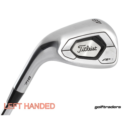 Titleist AP3 718 Gap Wedge 48º Graphite Stiff Flex Left Handed New Grip M5153