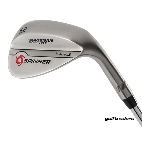 Brosnan Spinner Dual Sole Gap Wedge 52º Steel Stiff Flex M5169