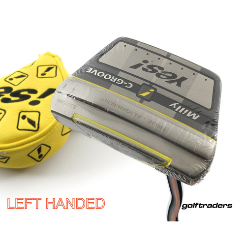 Yes! Milly C-Groove Putter 35" Steel Cover Left Handed M5184