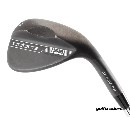 Cobra King SB 23 Black Snakebite Widelow Sand Wedge 56.07 Steel Stiff M880