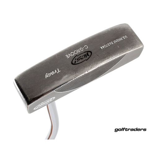Yes! C-Groove Tracy DB Blade Putter 35" Steel New Grip M922
