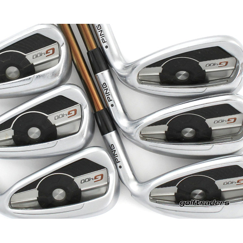 Ping G400 Black Dot Irons 5-PW Graphite Regular Flex P1002