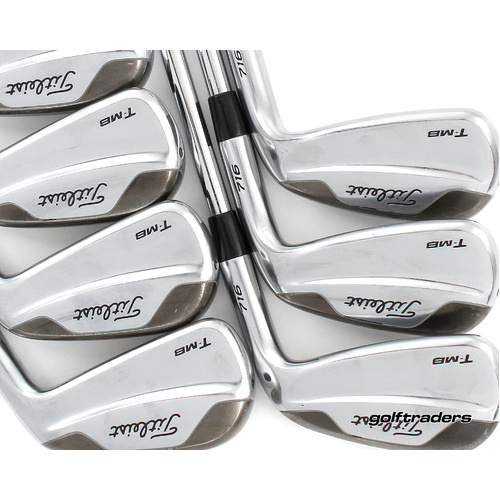 Titleist T-MB 716 Irons 4-PW Steel Stiff Flex New Grips P1005