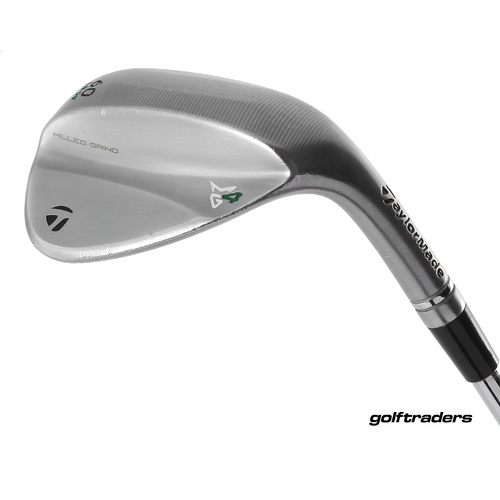 Taylormade Milled Grind 4 Chrome Lob Wedge 60.08LB Steel Stiff New Grip P1022