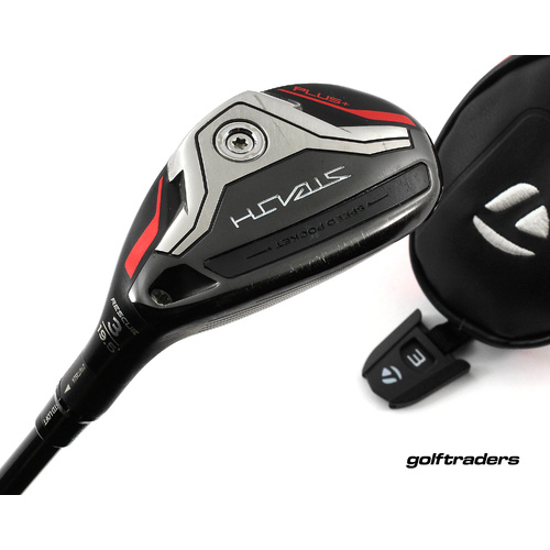 Taylormade Stealth Plus 3 Hybrid 19.5º Graphite Stiff Flex Cover P1055