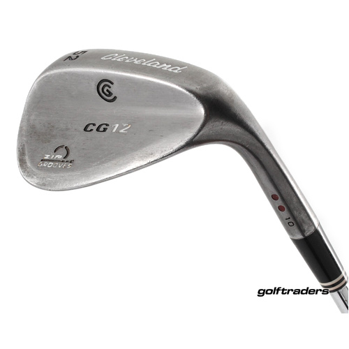Cleveland CG12 Gunmetal Zip Grooves Gap Wedge 52.10 Steel Wedge New Grip P109