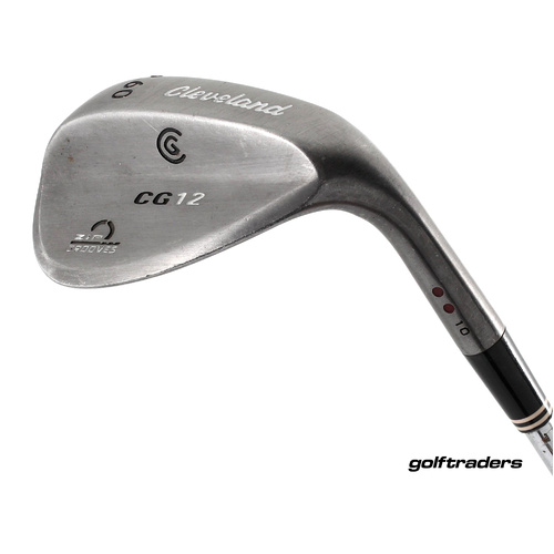 Cleveland CG12 Gunmetal Zip Grooves Lob Wedge 60.10 Steel Wedge New Grip P110