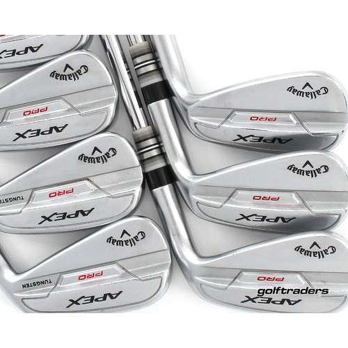 Callaway Apex Pro Tungsten Forged Irons 4-PW Steel Regular Plus Flex P1103