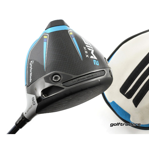 Taylormade Sim 2 Max Driver 9º Graphite Stiff Flex Cover P1104