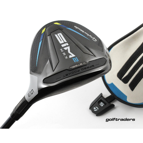 Taylormade Sim2 Max 5 Fairway Wood 18º Graphite Stiff Flex Cover P1105
