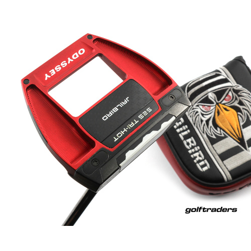 Odyssey S2S Tri-Hot Jailbird Mallet Putter 35" Steel Cover P1111
