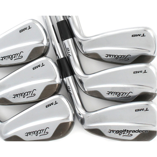 Titleist T-MB 716 Irons 5-PW Steel Stiff Flex New Grips P1131