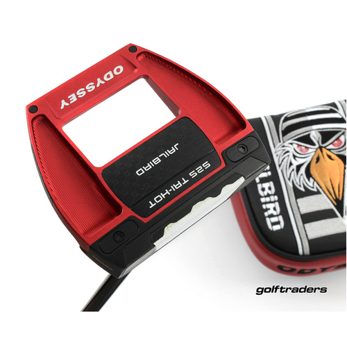 Odyssey S2S Tri-Hot Jailbird Mallet Putter 35" Steel Cover P1132