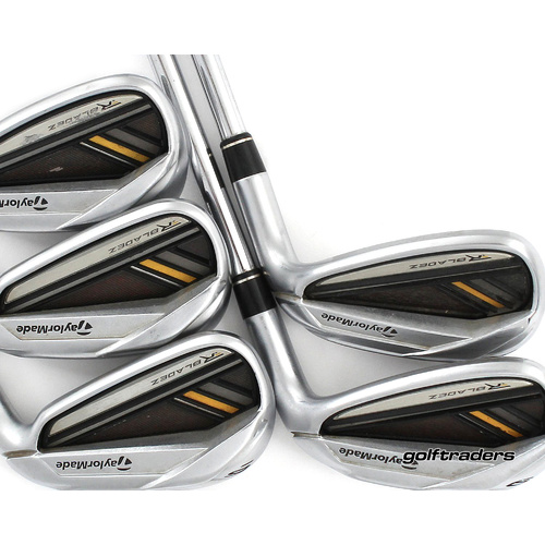 TaylorMade Rocketbladez Irons 6-PW Steel Regular Flex New Grips P1147