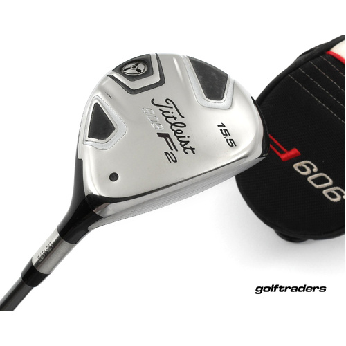 Titleist 909 F2 3 Fairway Wood 15.5º Graphite Stiff Flex Cover New Grip P1167