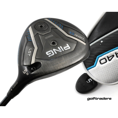 Ping G440 LST 5 Fairway Wood 19º Graphite Stiff Flex Cover New Grip P1171