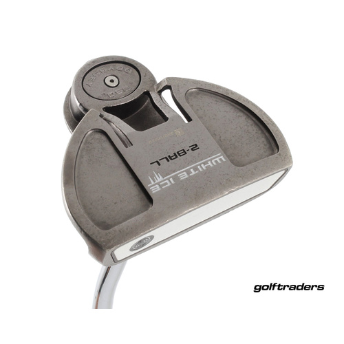Odyssey White Ice 2 Ball Mallet Putter 34" Steel New Grip P12