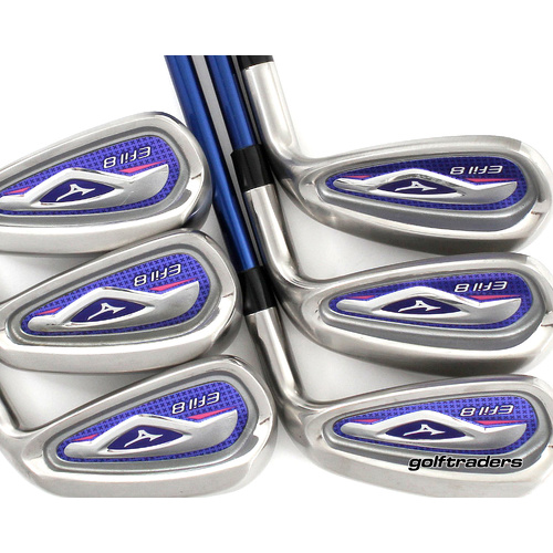 Mizuno Efil 8 Irons 6-PW, SW Graphite Ladies Flex New Grips P1202
