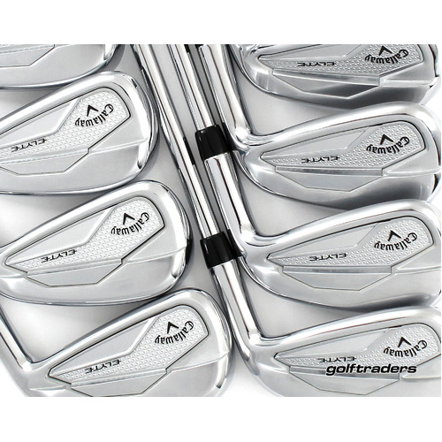 Callaway Elyte Irons 4-PW, SW Steel Regular Flex +0.5" Longer P1210