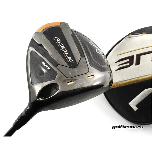 Callaway Rogue ST Max Driver 10.5º Graphite Stiff Flex Cover New Grip P1224