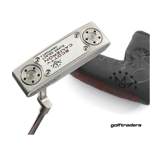 Titleist Scotty Cameron Super Select Newport Plus Wide Putter 34" Cover P15