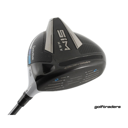 Taylormade Sim Max Driver 10.5º Graphite Stiff Regular Flex New Grip P195