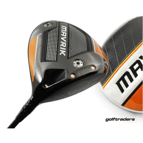 Callaway Mavrik Sub Zero Driver 9º Graphite Stiff Flex Cover New Grip P205
