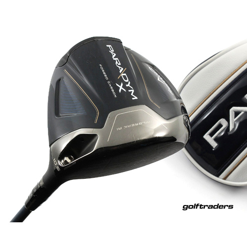 Callaway Paradym X Driver 10.5º Graphite Stiff Flex Cover New Grip P214