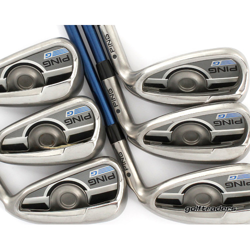 Ping G Series Black Dot Irons 5-PW Graphite Regular Flex New Grips P263