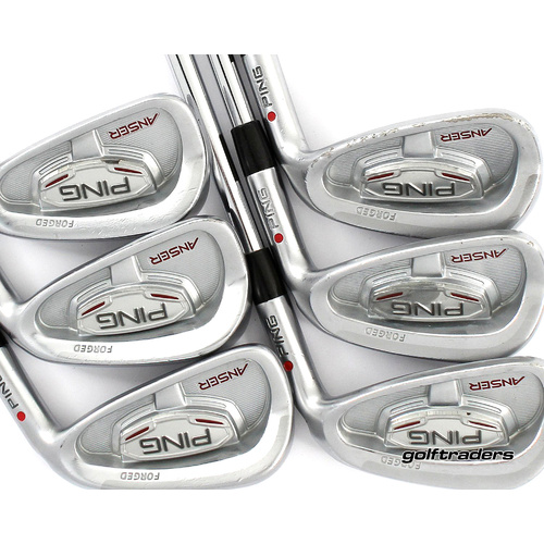 Ping Anser Forged Red Dot Irons 5-PW Steel Regular Flex New Grips P266