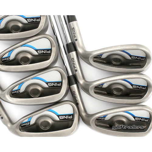Ping G Series Max Black Dot Irons 6-PW, GW, SW Steel Regular Flex P270