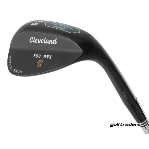 Cleveland 588 RTX Black Lob Wedge 58.08 Steel Wedge Flex P35