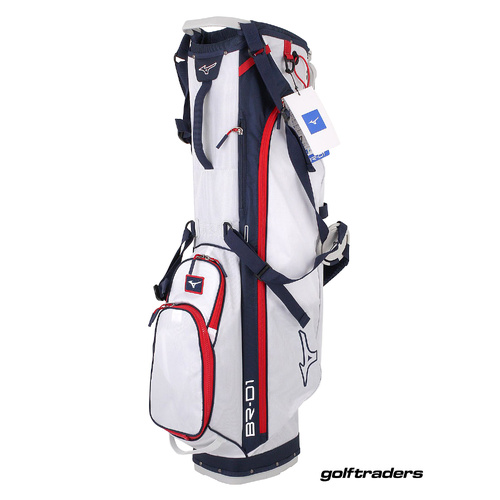 Mizuno 2026 BR-D1 Stand Bag - Navy / Red P368