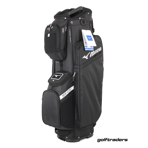 Mizuno 2026 BR-D3 Cart Bag - Black / White P378