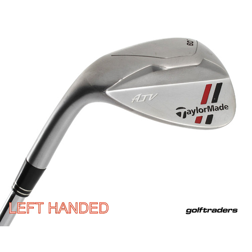 Taylormade ATV Lob Wedge 60º Steel Wedge Flex Left Handed New Grip P431