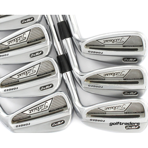 Titleist AP2 Forged Irons 4-PW Steel Regular Flex New Grips P44