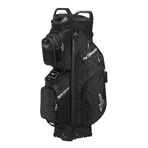 Mizuno 2026 BR-D4 Cart Bag - Black / White P445