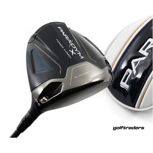 Callaway Paradym X Driver 10.5º Graphite Stiff Flex Cover New Grip P483