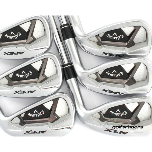 Callaway Apex Forged Irons 5-PW Steel Stiff Flex New Grips P522