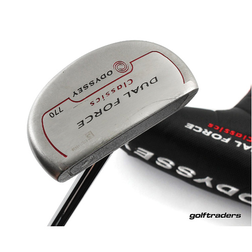Odyssey Dual Force Classic #770 CS Mallet Putter 34" Steel Cover P546