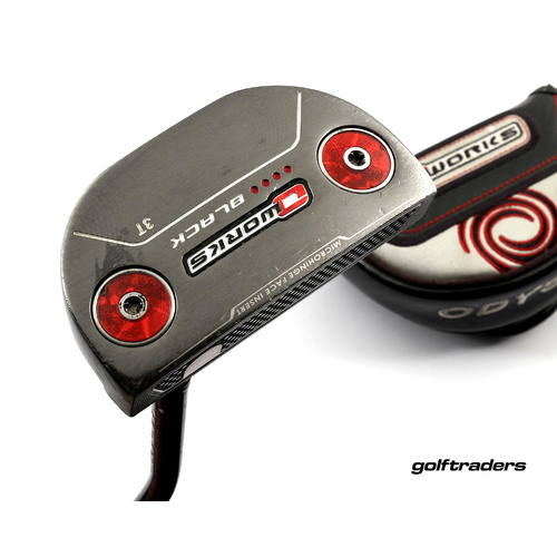 Odyssey O Works Black 3T Mallet Putter 35" Steel Cover P55