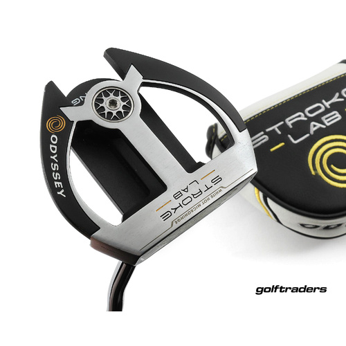 Odyssey Stroke Lab 2 Ball Fang Mallet Putter 34" Stroke Lab Cover P550