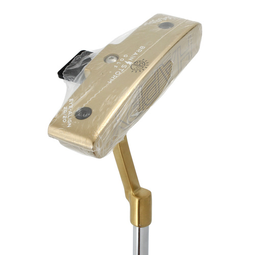 Brainstorm Golf Eye Align Gold Happy Blade Putter 34" Steel Cover P556