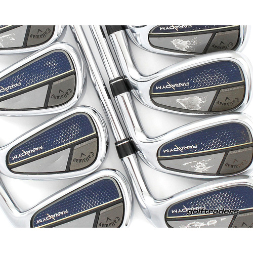 Callaway Paradym Forged 455 Irons 4-PW, GW Steel Stiff +0.5" Longer P590