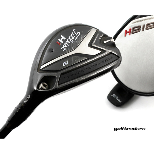 Titleist 818 H1 3 Hybrid 19º Graphite Stiff Flex Cover New Grip P605