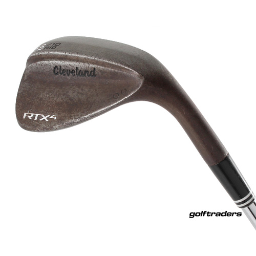 Cleveland RTX 4 Raw Sand Wedge 56.10 MID Steel Stiff Flex New Grip P618